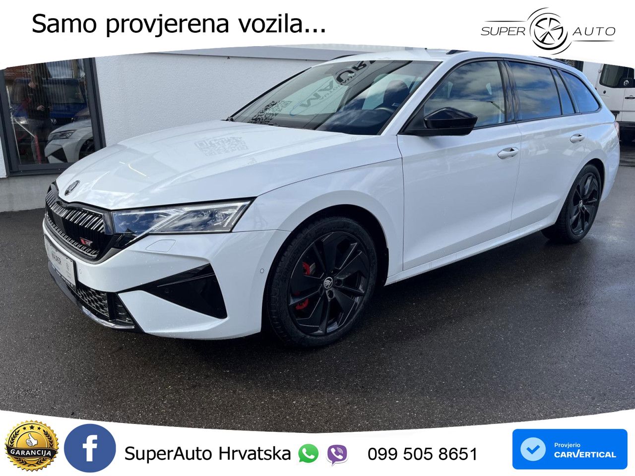 Škoda Octavia Combi RS 2.0 TSI (265 KS) DSG MATRIX+GR SJED+KAM