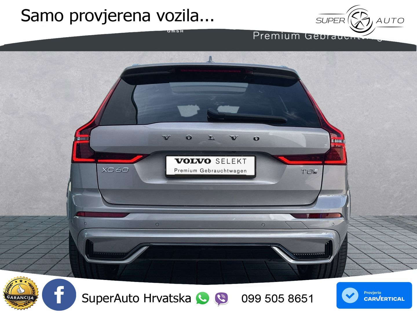 Volvo XC60 T8 AWD Geartronic ZRAČNI+ACC+4xGR SJED+KAM