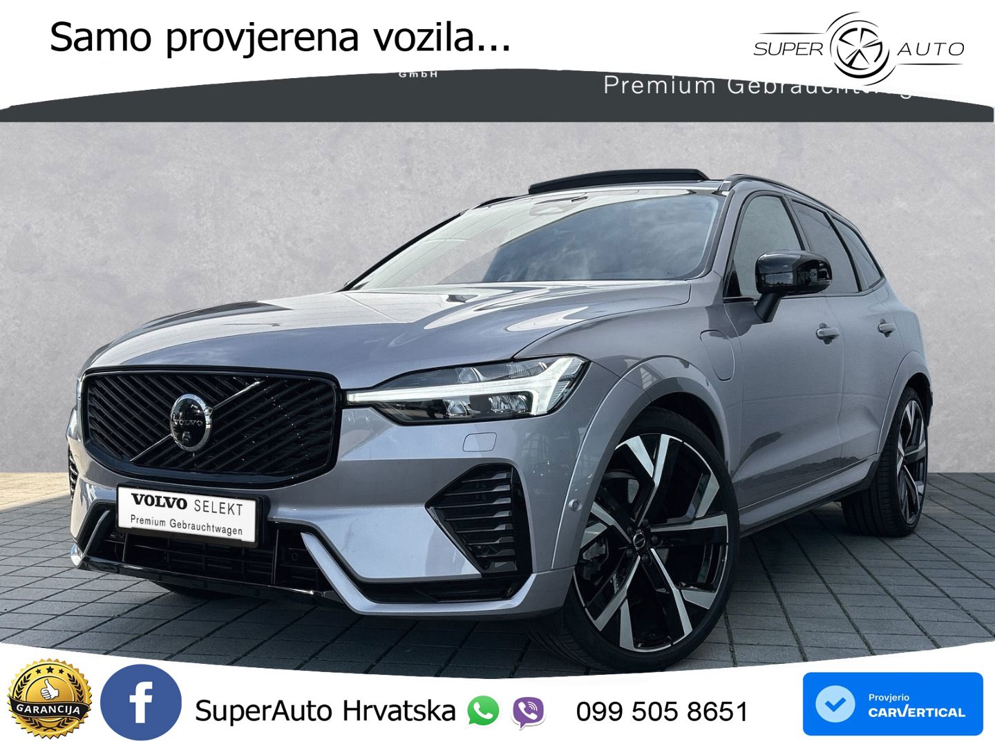 Volvo XC60 T8 AWD Geartronic ZRAČNI+ACC+4xGR SJED+KAM