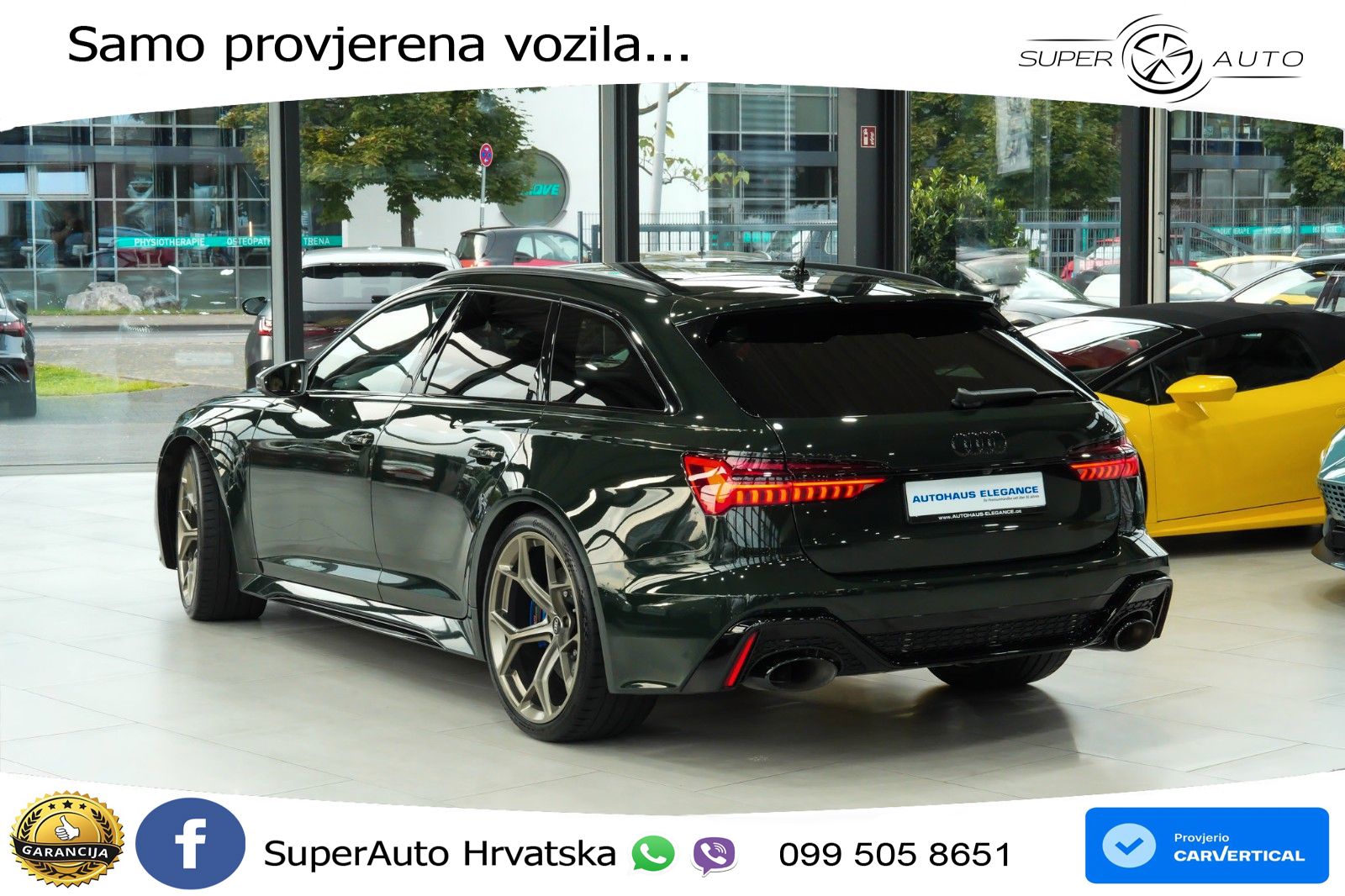Audi RS6 Avant 4.0 TFSI V8 performance (630 KS)  quattro tiptronic LED+GR SJED+ACC