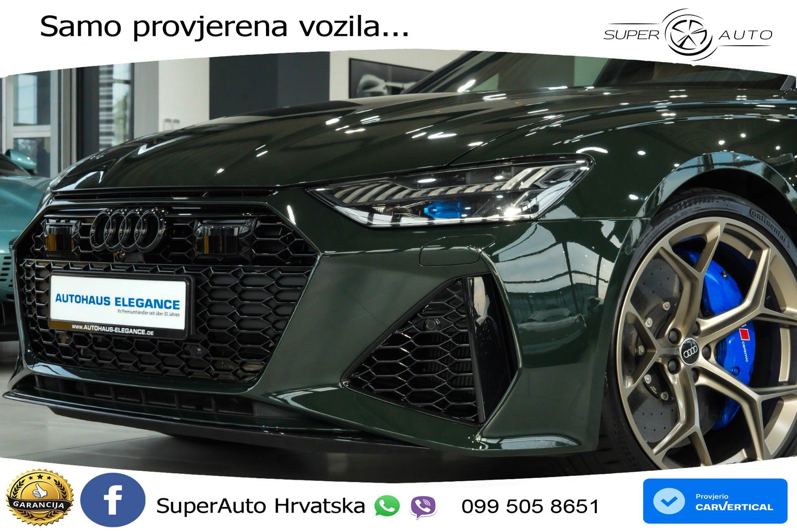 Audi RS6 Avant 4.0 TFSI V8 performance (630 KS)  quattro tiptronic LED+GR SJED+ACC