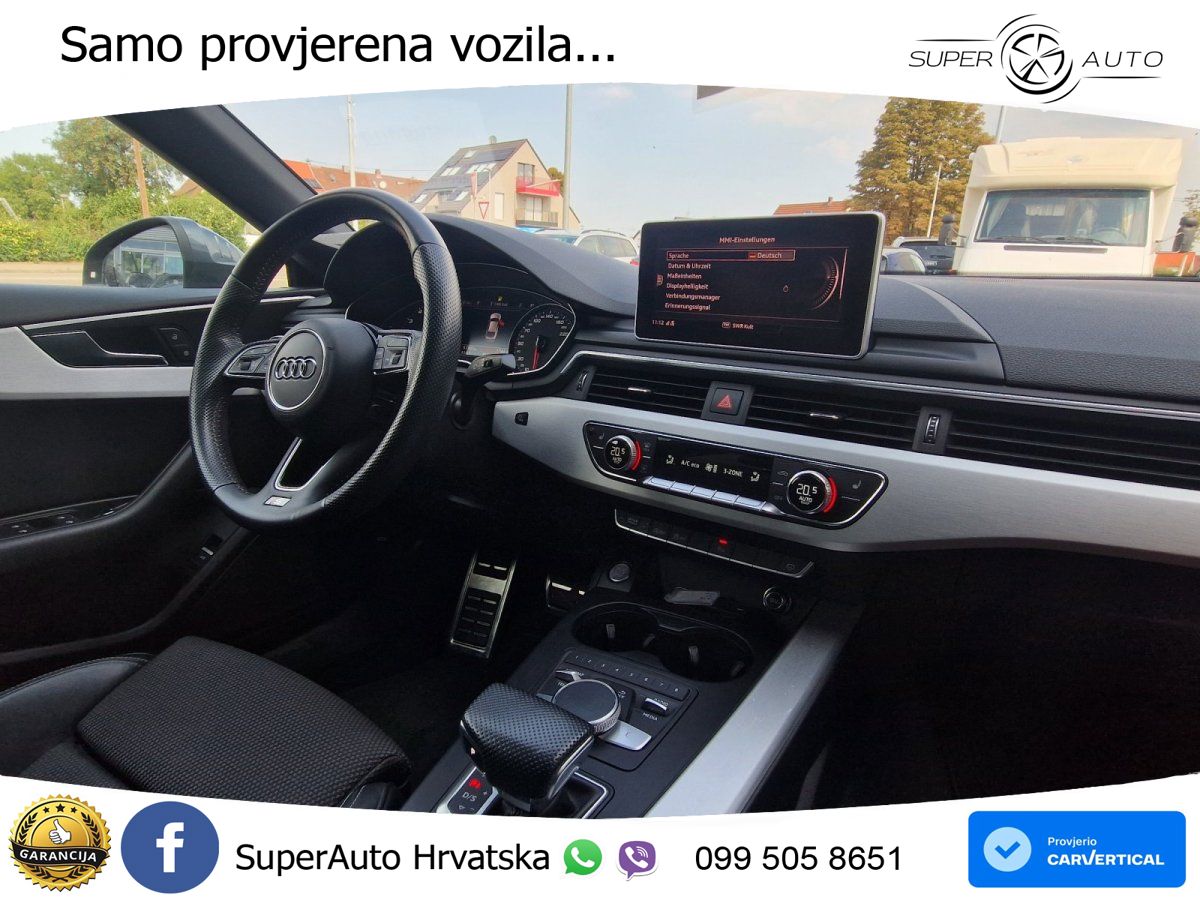 Audi A5 Sportback 40 TFSI (190 KS) S tronic S line