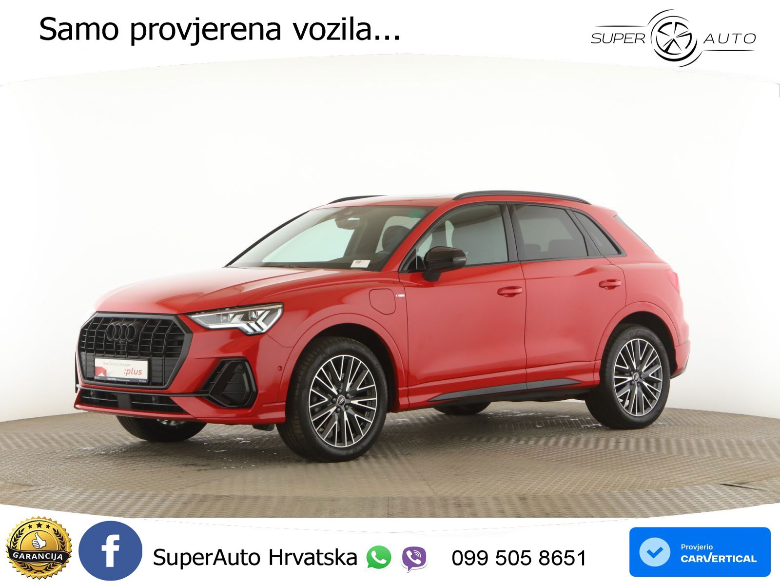 Audi Q3 45 TFSIe (245 KS) S tronic S line MATRIX+GR SJED+KAM
