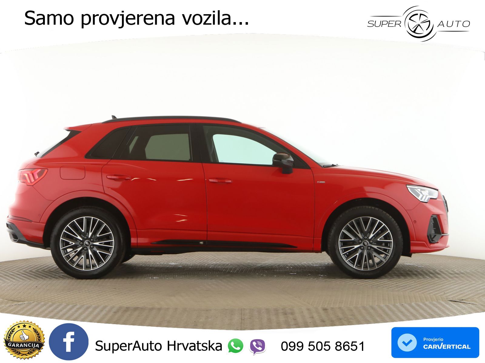 Audi Q3 45 TFSIe (245 KS) S tronic S line MATRIX+GR SJED+KAM