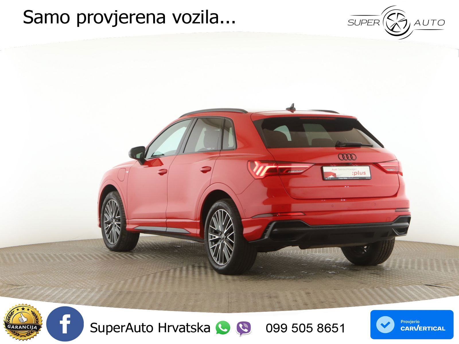 Audi Q3 45 TFSIe (245 KS) S tronic S line MATRIX+GR SJED+KAM