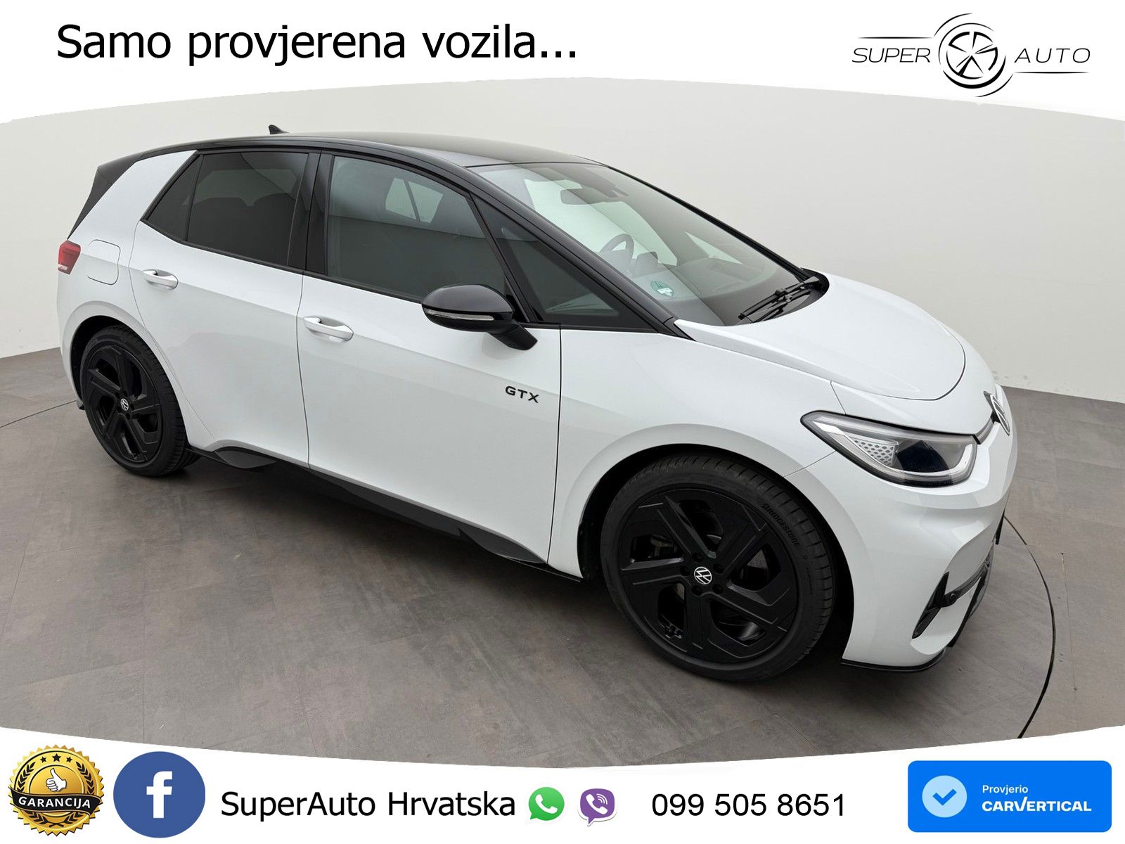 Volkswagen ID.3 GTX 84 kWh (286 KS)