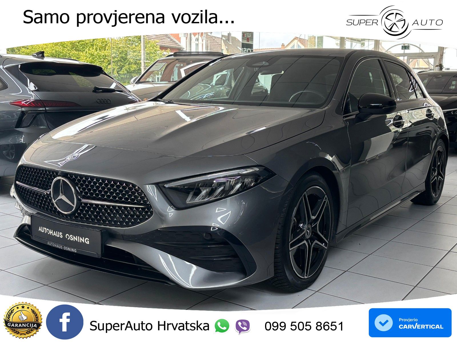 Mercedes-Benz A 200 7G-DCT AMG LED+GR SJED+ACC