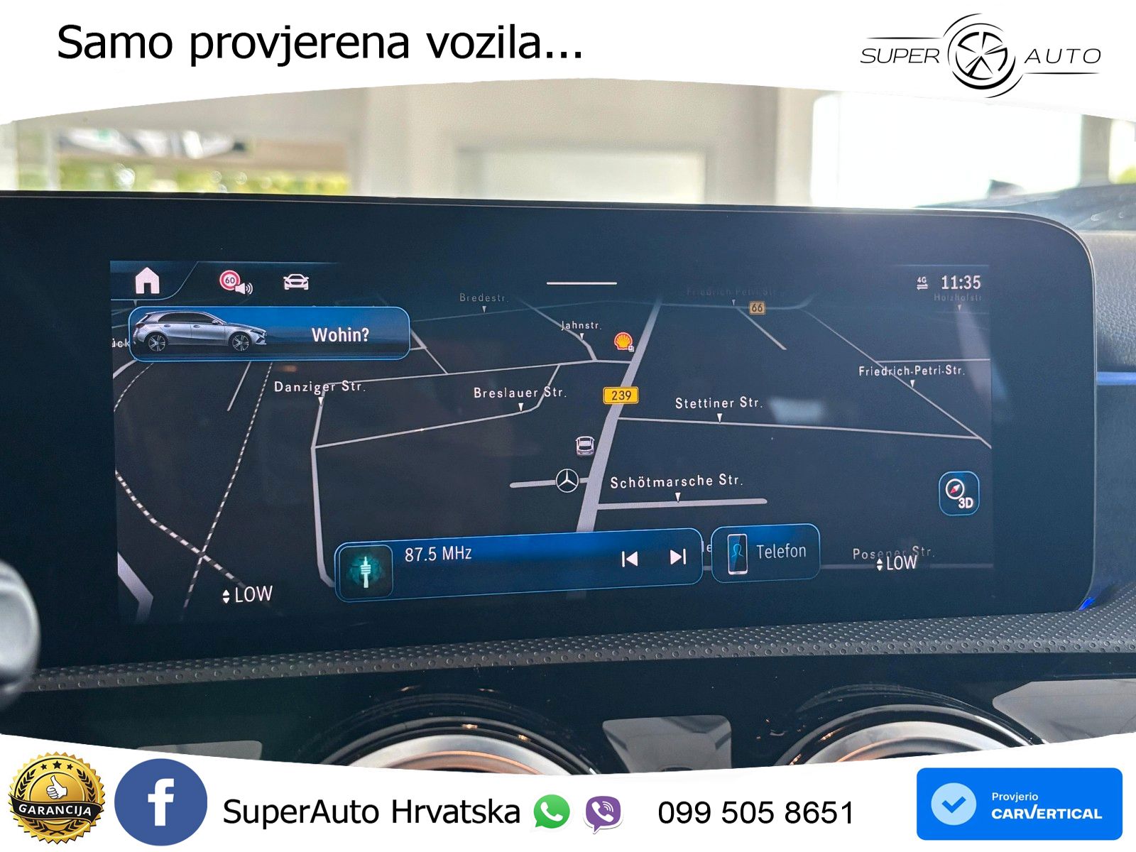 Mercedes-Benz A 200 7G-DCT AMG LED+GR SJED+ACC