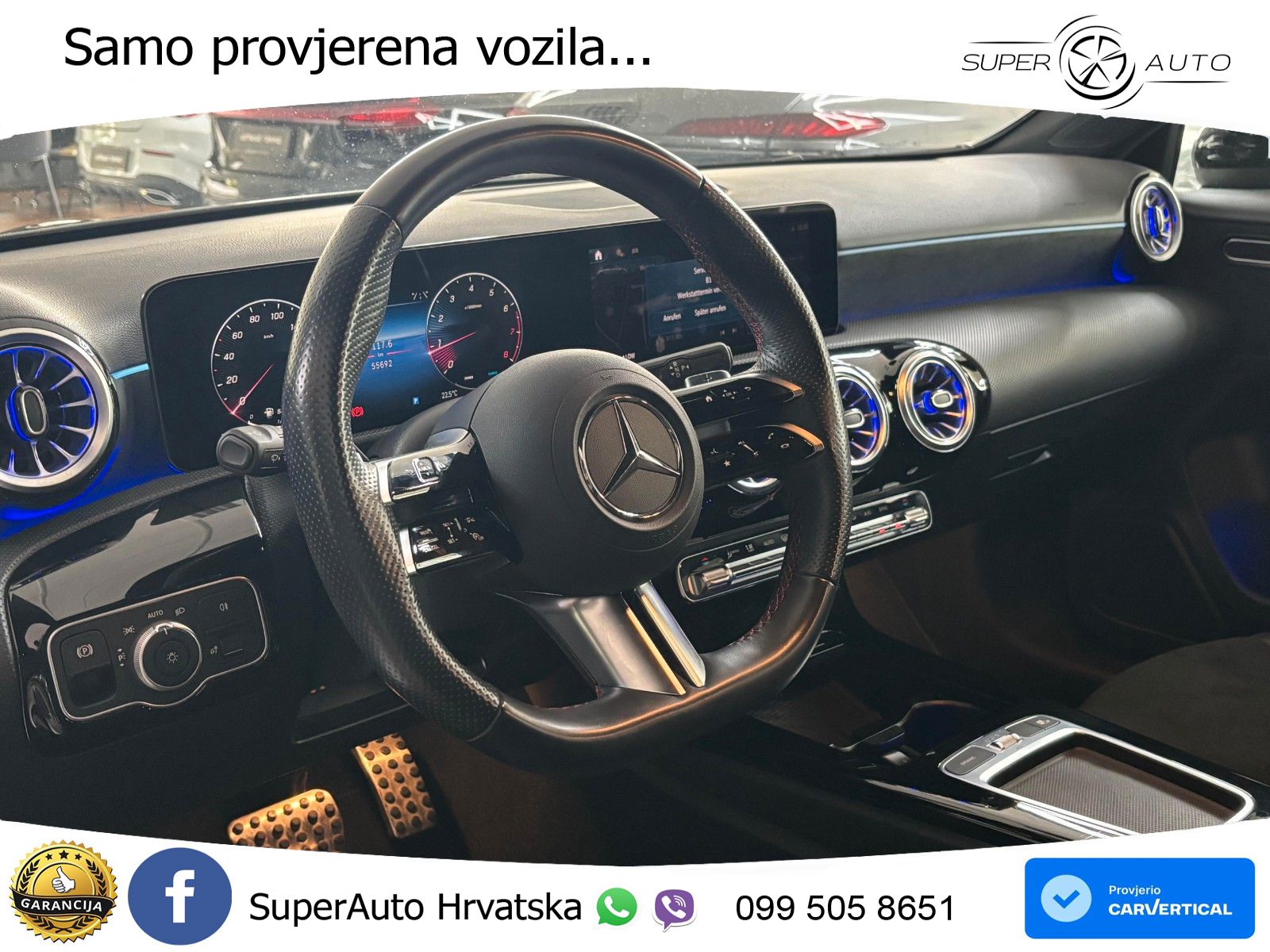 Mercedes-Benz A 200 7G-DCT AMG LED+GR SJED+ACC
