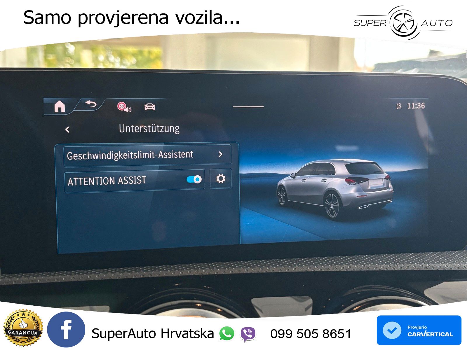 Mercedes-Benz A 200 7G-DCT AMG LED+GR SJED+ACC