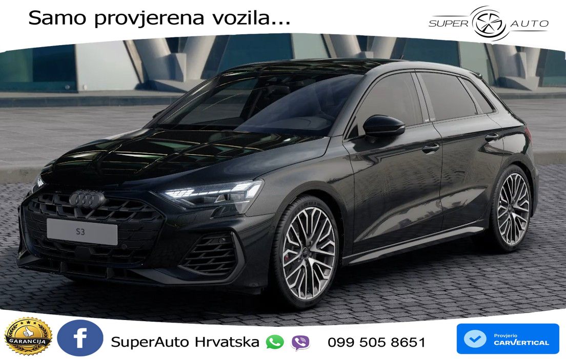 Audi S3 2.0 TFSI (333 KS) quattro S tronic LED+GR SJED+ACC