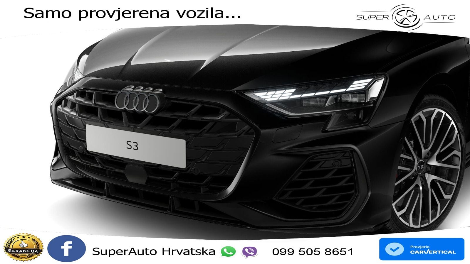 Audi S3 2.0 TFSI (333 KS) quattro S tronic LED+GR SJED+ACC