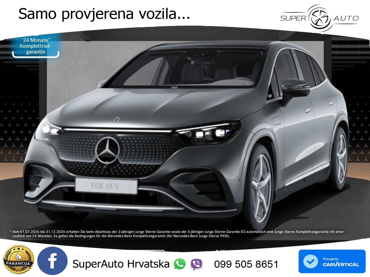 Mercedes EQE SUV 500 105 kWh (408 KS) 4MATIC AMG ACC+GR SJED+360+PANO