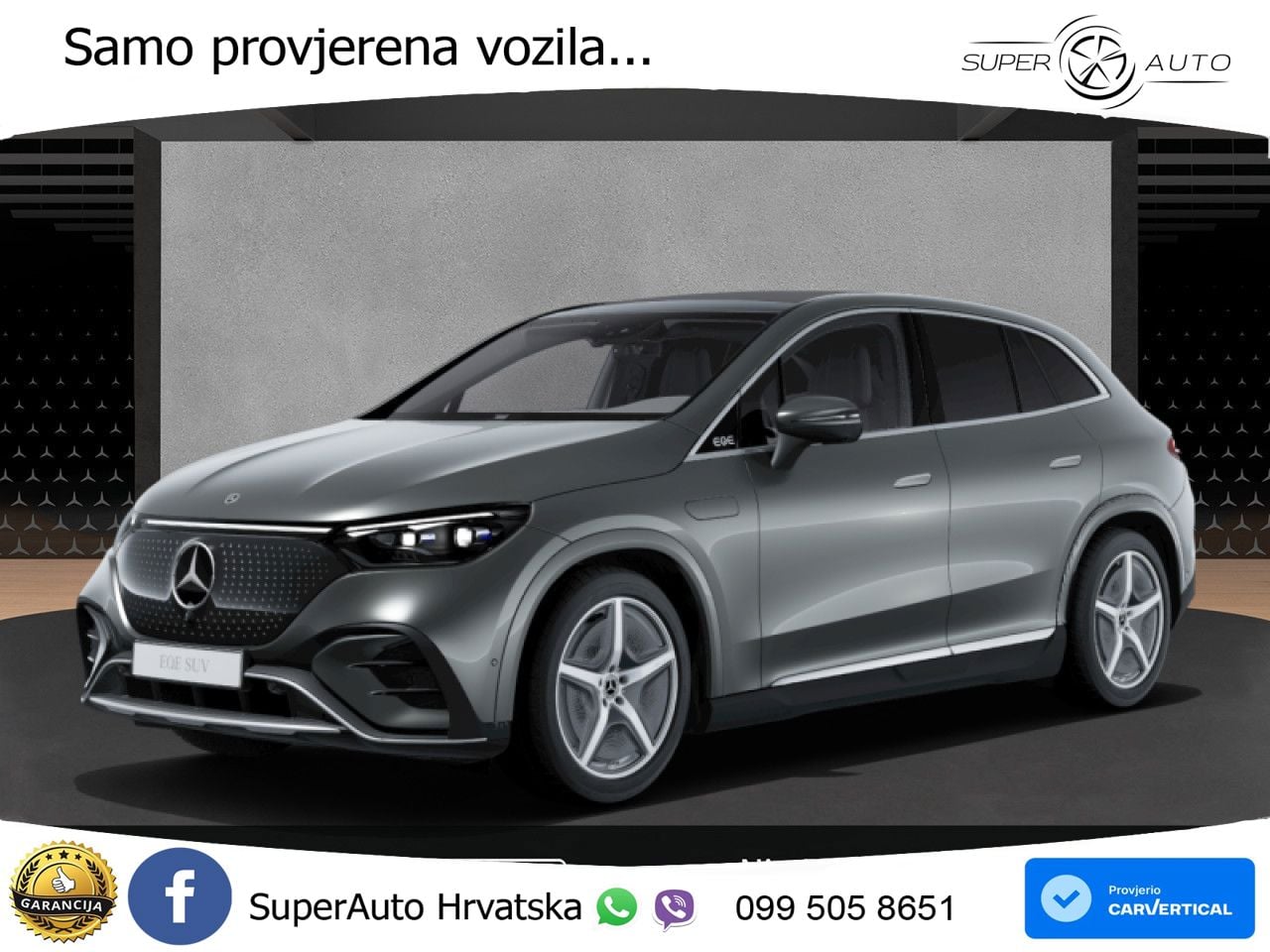 Mercedes EQE SUV 500 105 kWh (408 KS) 4MATIC AMG ACC+GR SJED+360+PANO