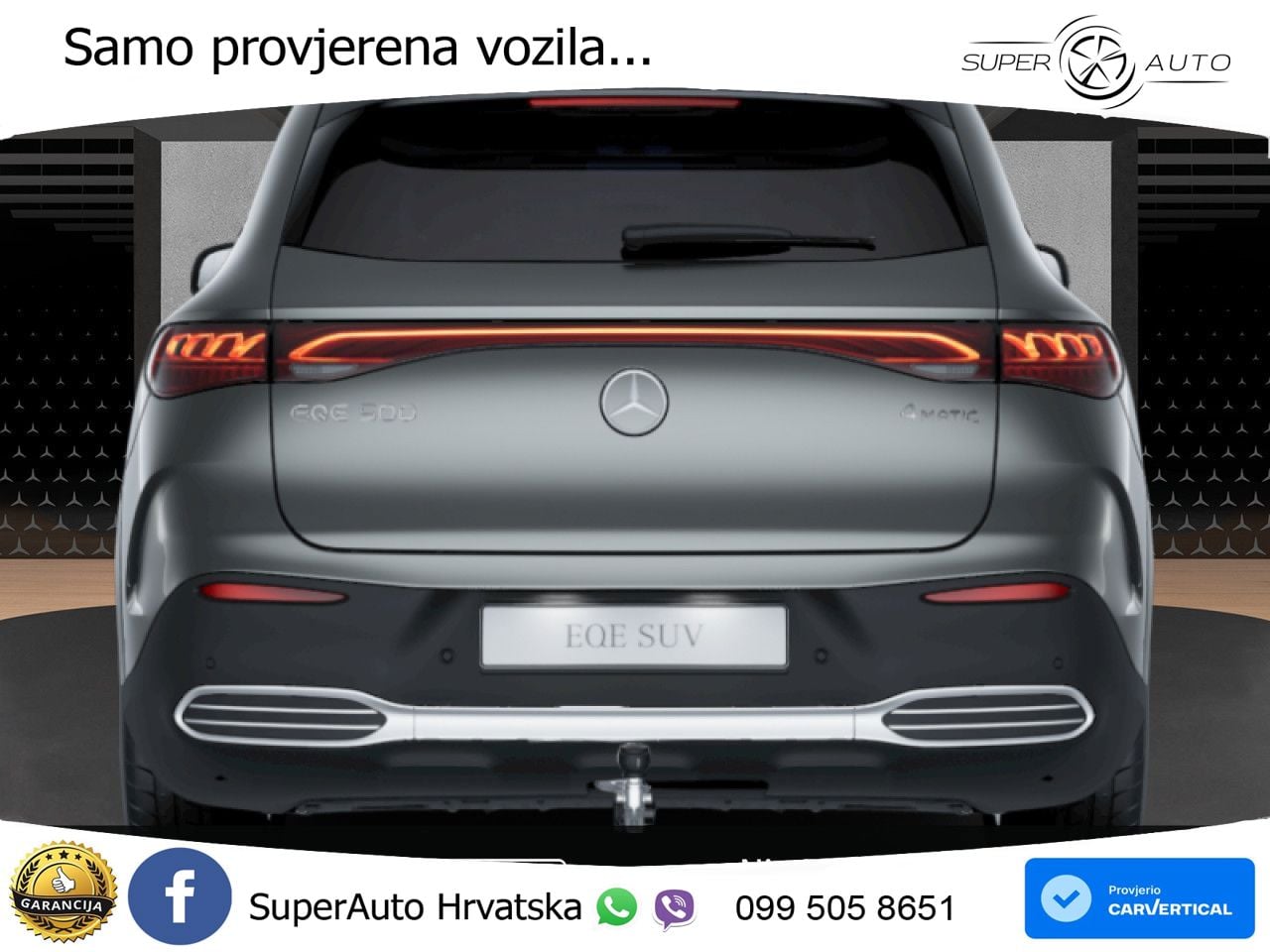Mercedes EQE SUV 500 105 kWh (408 KS) 4MATIC AMG ACC+GR SJED+360+PANO