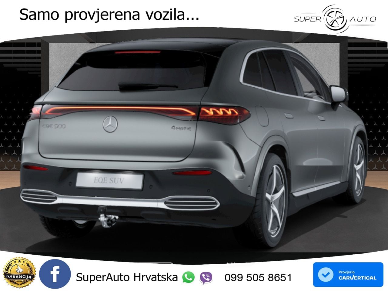 Mercedes EQE SUV 500 105 kWh (408 KS) 4MATIC AMG ACC+GR SJED+360+PANO