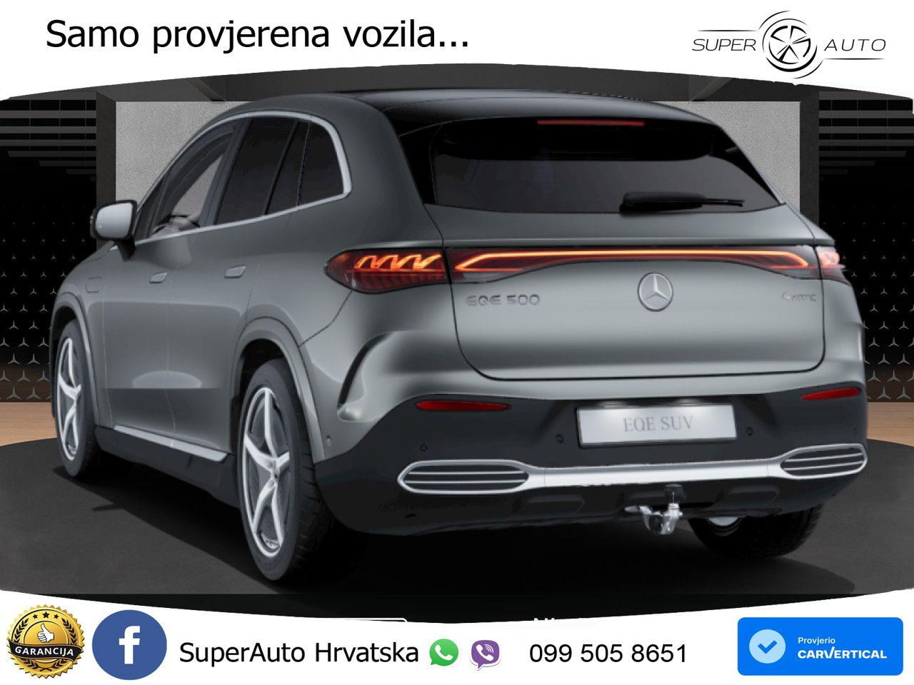 Mercedes EQE SUV 500 105 kWh (408 KS) 4MATIC AMG ACC+GR SJED+360+PANO