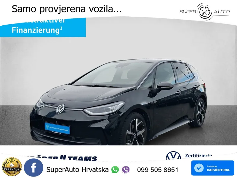 Volkswagen ID.3 Pro 62 kWh (204 KS) LED+GR SJED+ACC