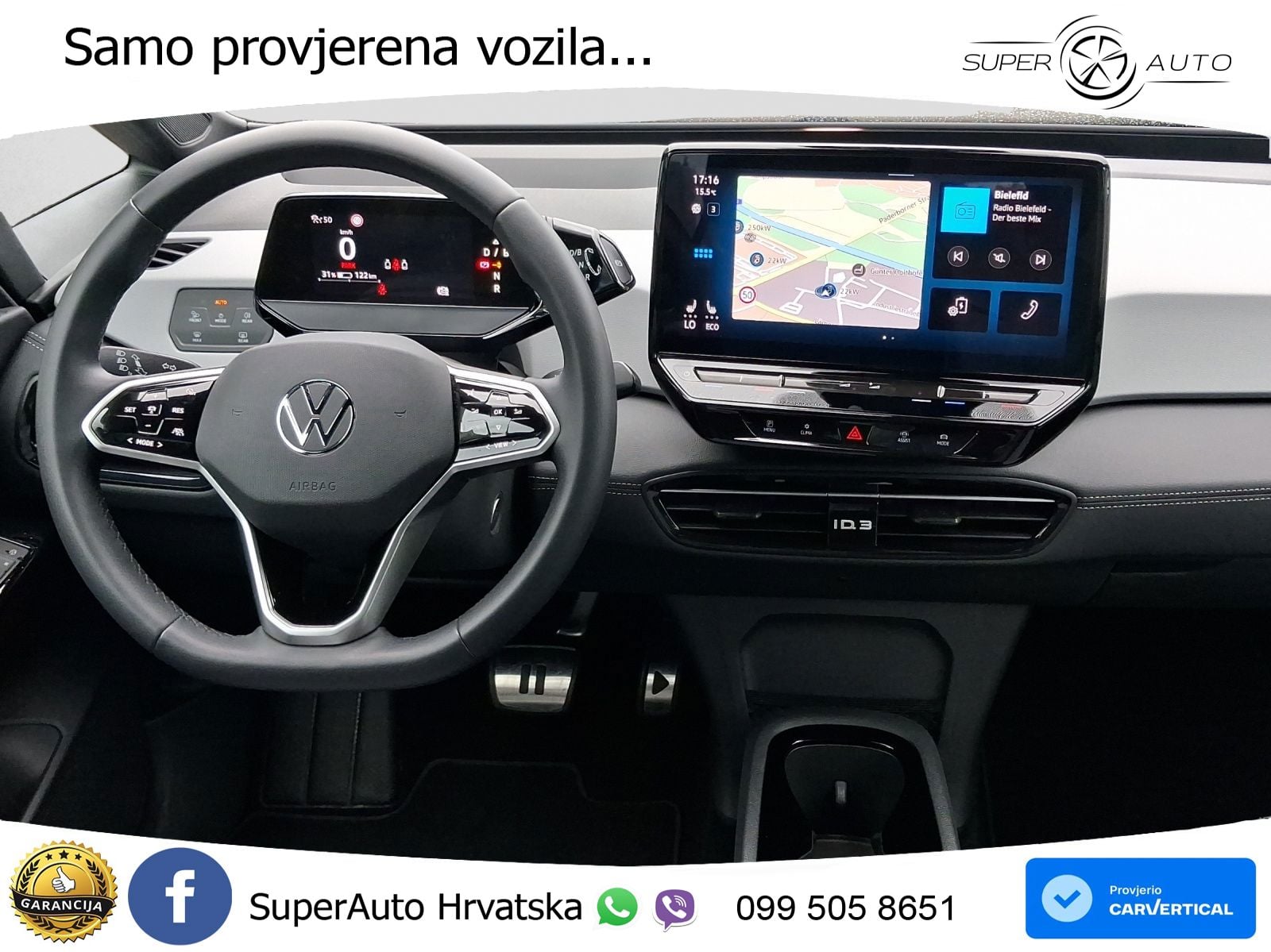 Volkswagen ID.3 Pro 62 kWh (204 KS) LED+GR SJED+ACC