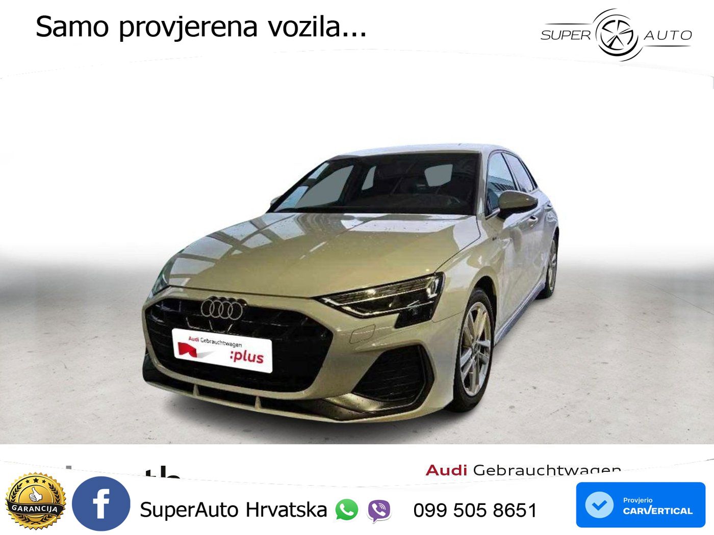 Audi A3 35 TFSI (150 KS) S tronic S line LED+GR SJED+ACC
