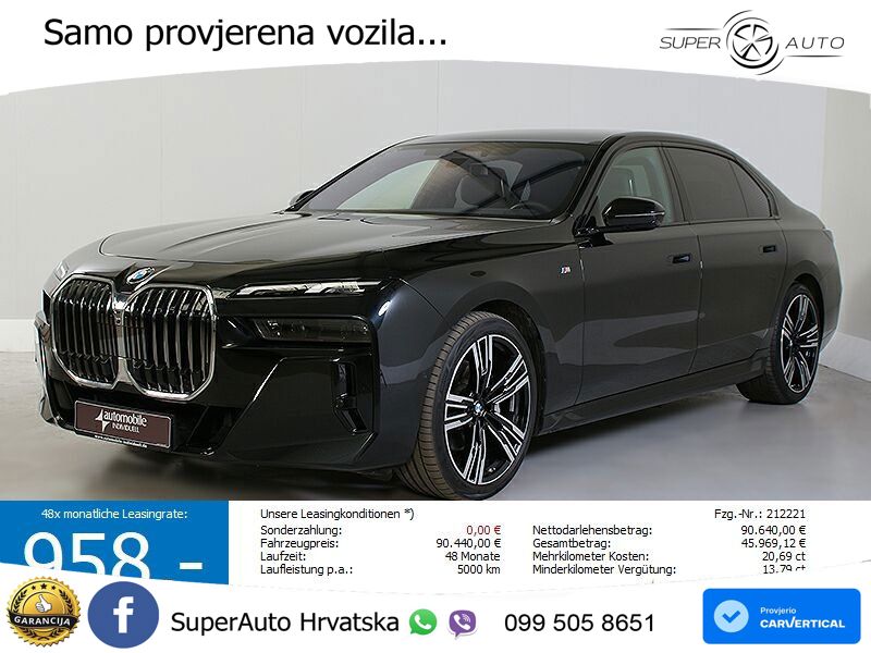 BMW 740d (299 KS) xDrive Steptronic M Sport LED+GR SJED+ACC