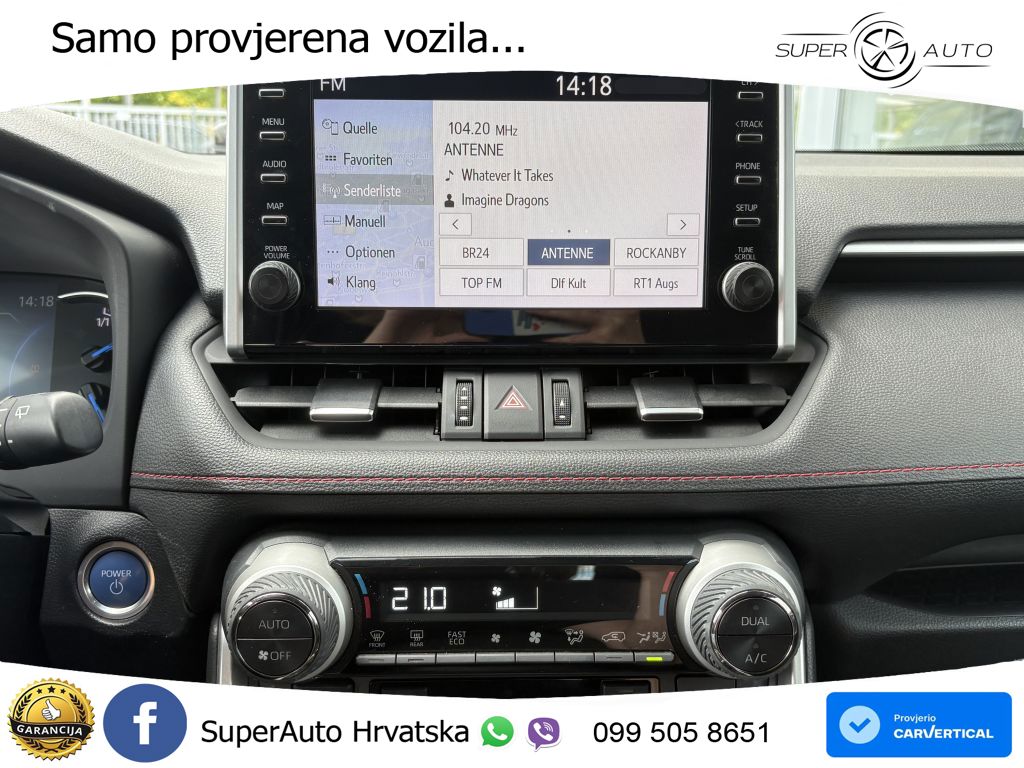 Toyota RAV4 2.5 D-4S (306 KS) Hybrid AWD-i e-CVT