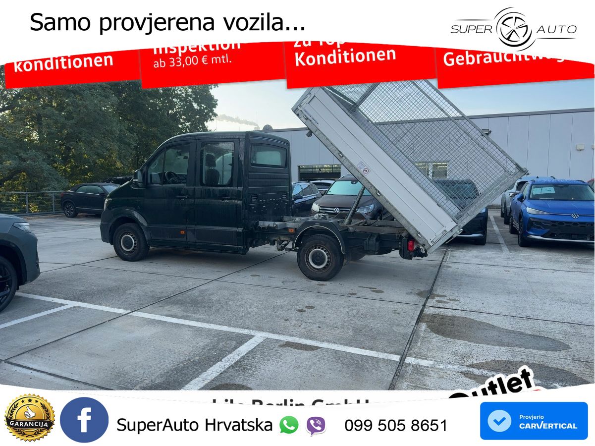 Volkswagen Crafter 35 2.0 TDI Pritsche DOKA L2 FWD AZV 140 KS