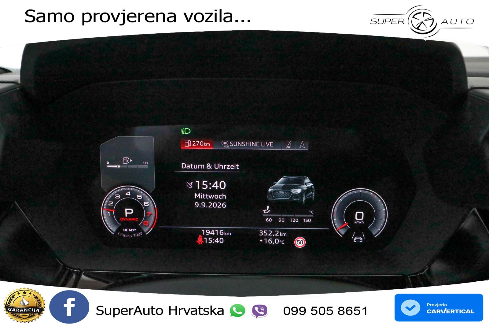 Audi A3 35 TFSI (150 KS) S tronic LED+GR SJED+ACC