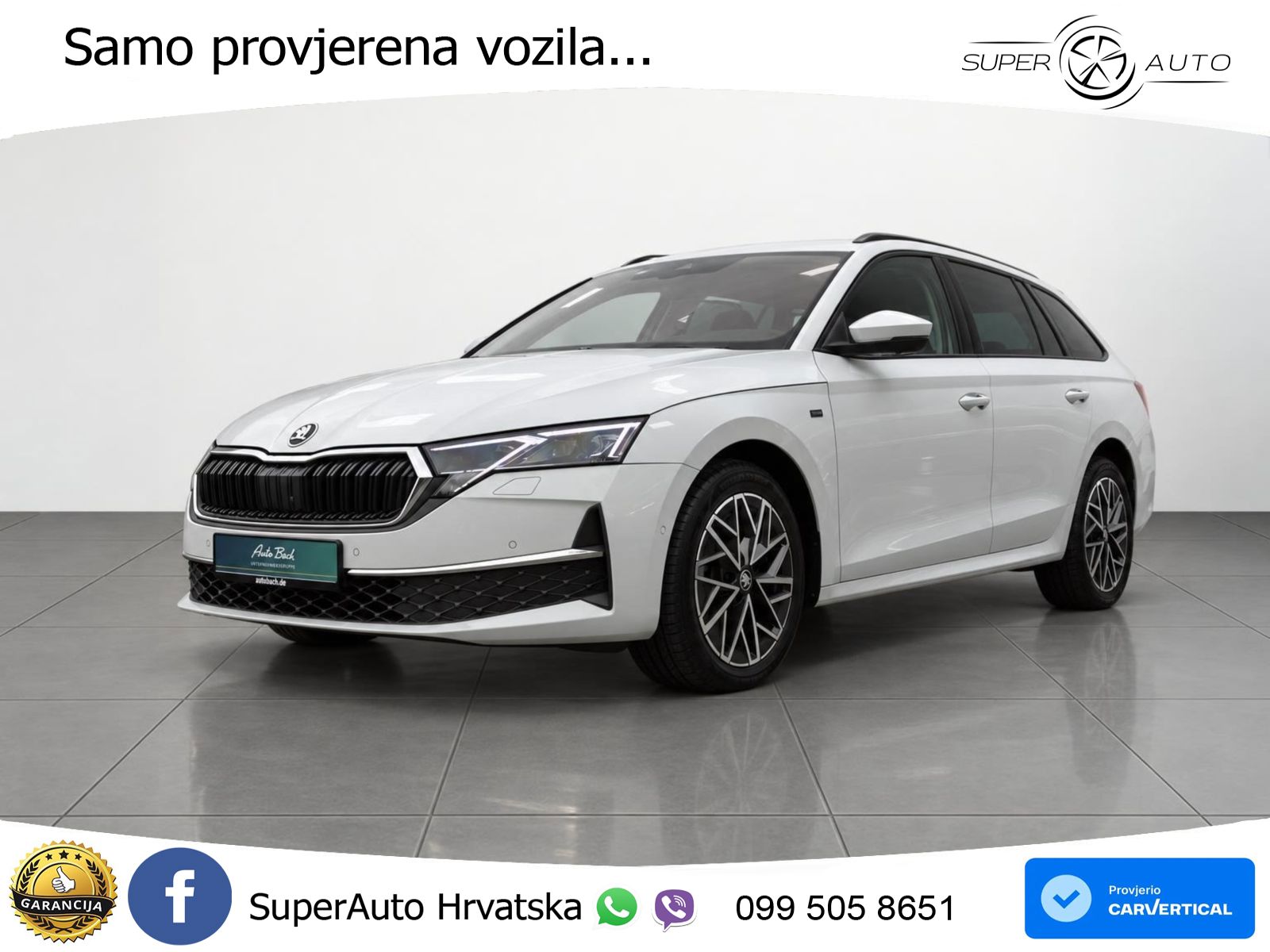 Škoda Octavia Combi 2.0 TDI (150 KS) DSG LED+GR SJED+ACC