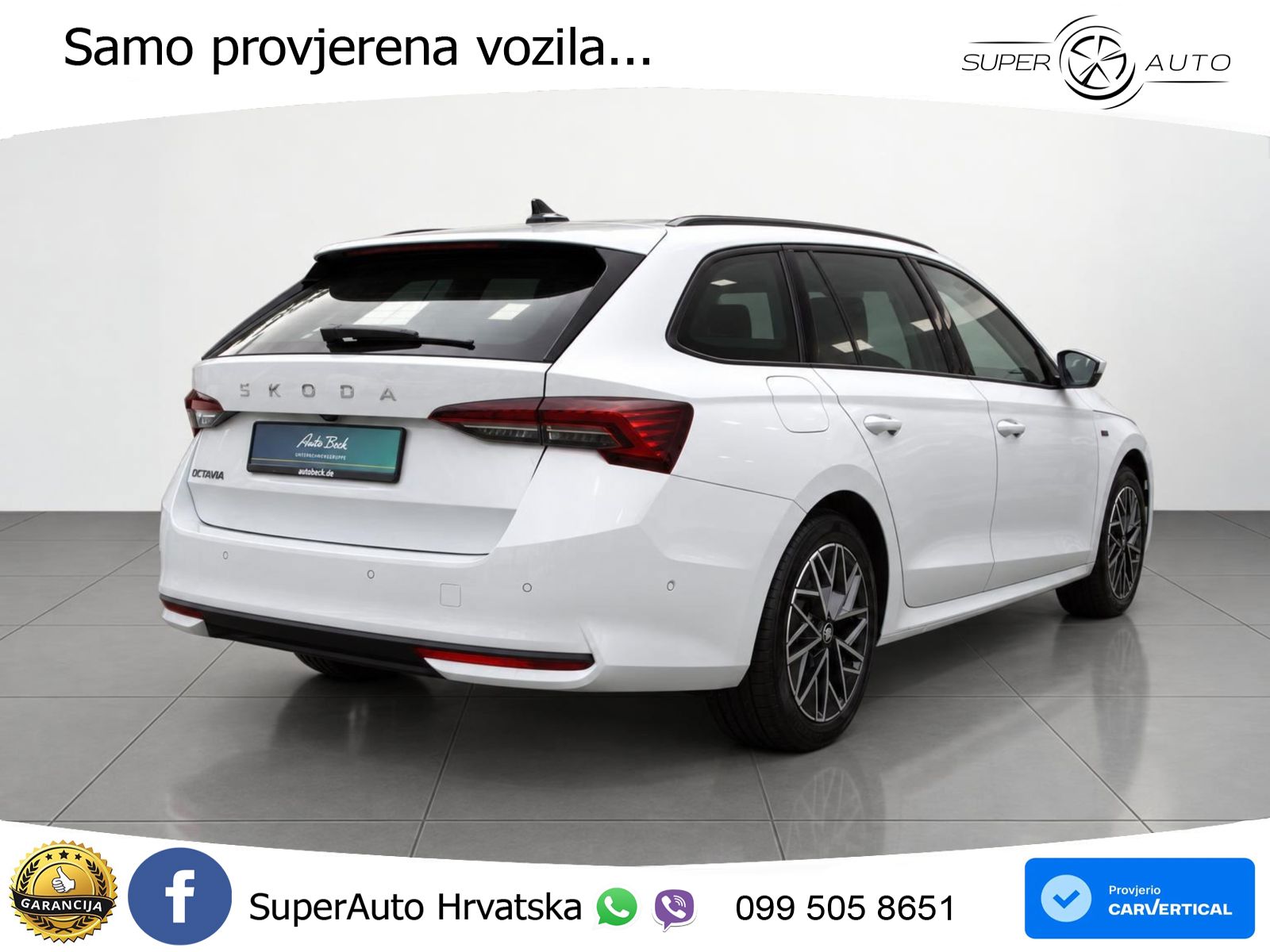 Škoda Octavia Combi 2.0 TDI (150 KS) DSG LED+GR SJED+ACC