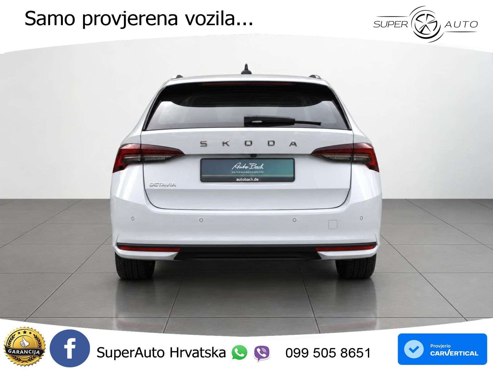 Škoda Octavia Combi 2.0 TDI (150 KS) DSG LED+GR SJED+ACC