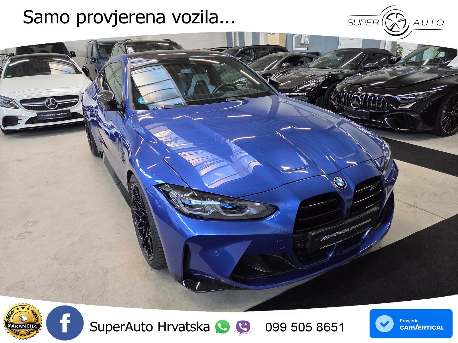 BMW M4 Competition 3.0 (510 KS) xDrive Steptronic LED+GR SJED+ACC
