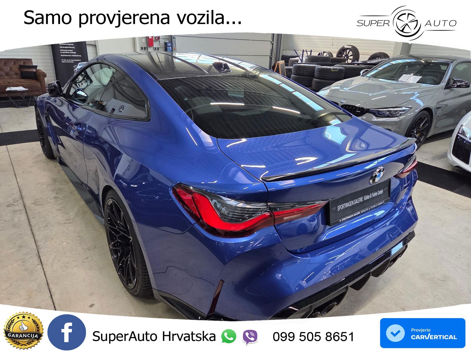 BMW M4 Competition 3.0 (510 KS) xDrive Steptronic LED+GR SJED+ACC