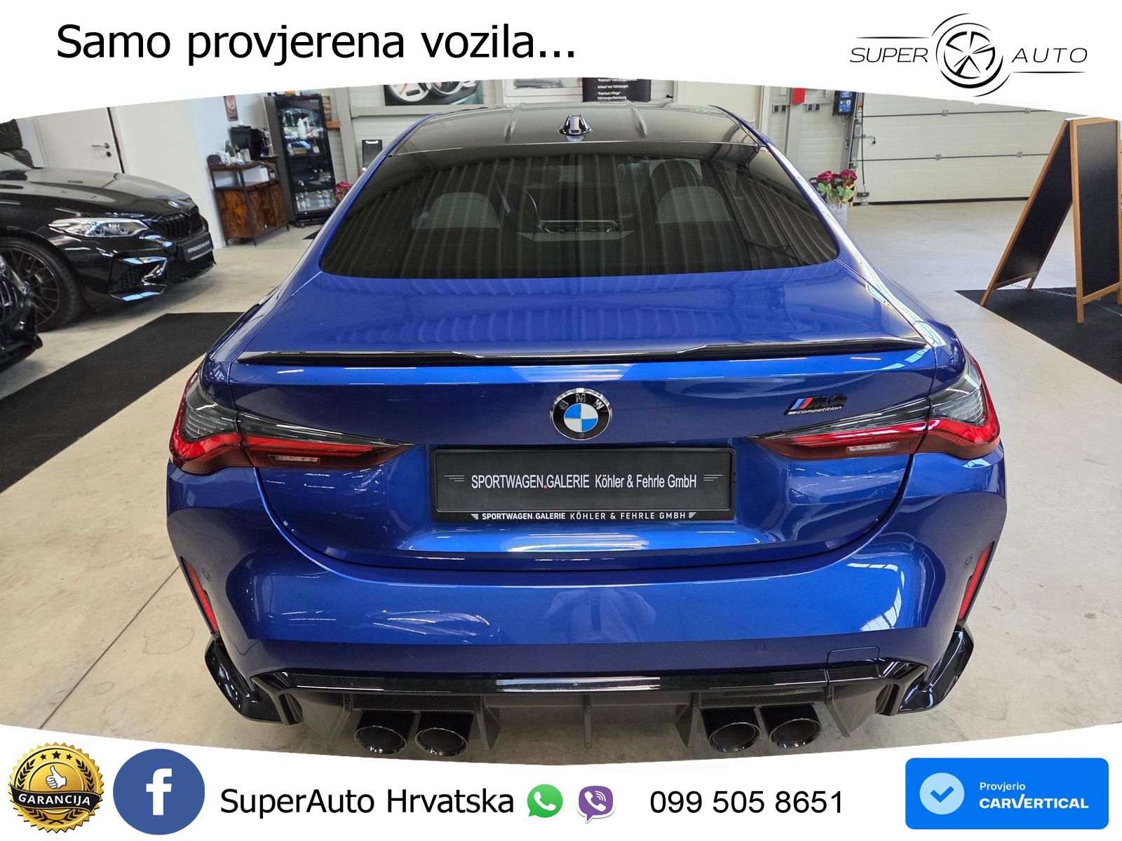 BMW M4 Competition 3.0 (510 KS) xDrive Steptronic LED+GR SJED+ACC