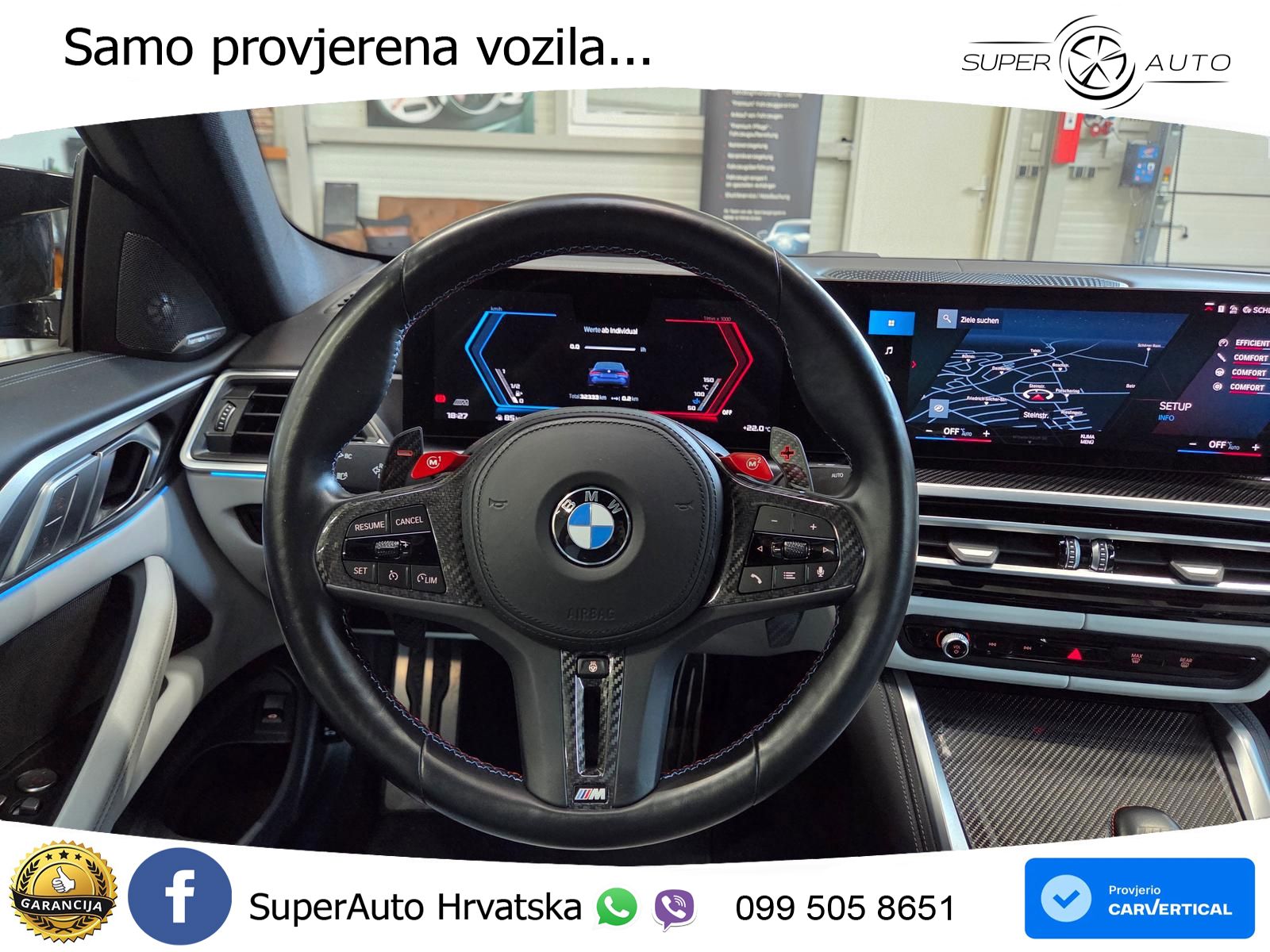 BMW M4 Competition 3.0 (510 KS) xDrive Steptronic LED+GR SJED+ACC