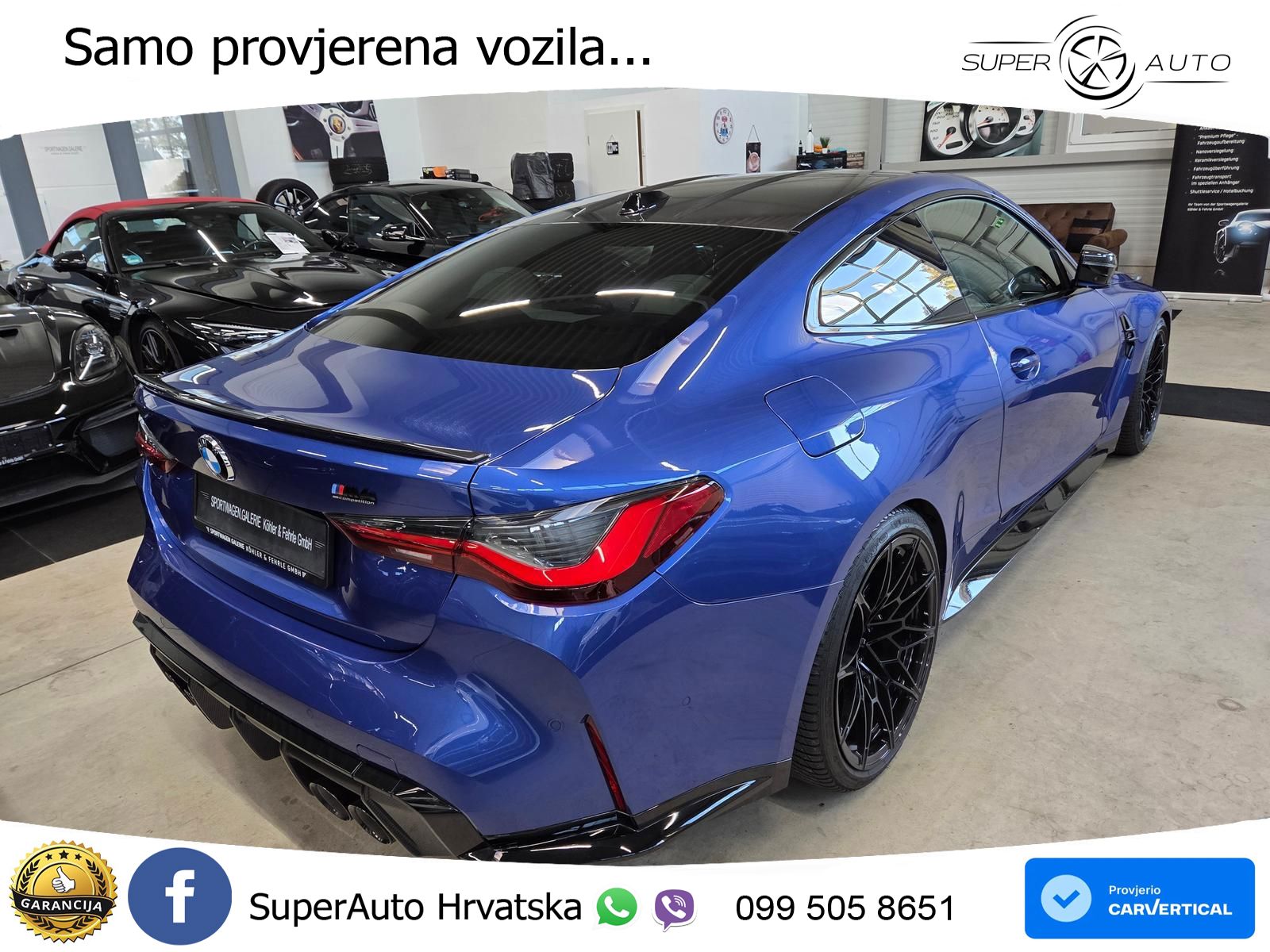 BMW M4 Competition 3.0 (510 KS) xDrive Steptronic LED+GR SJED+ACC