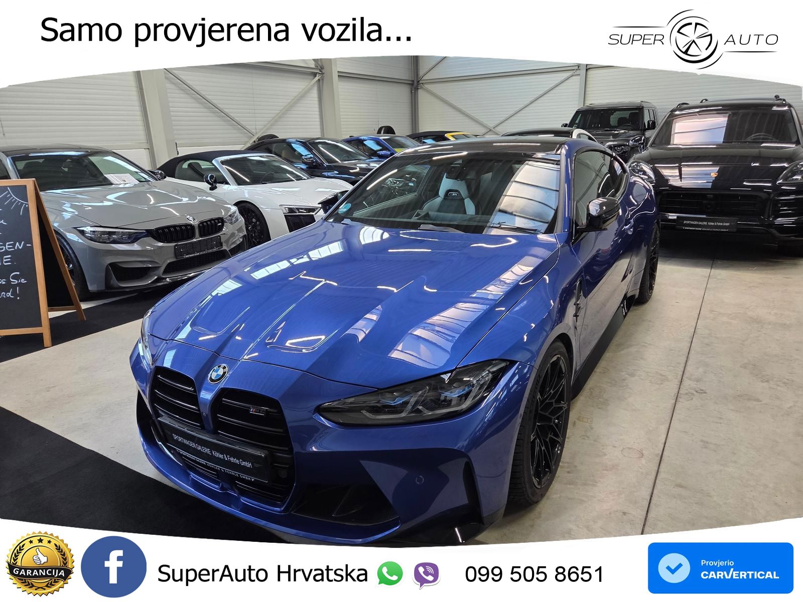 BMW M4 Competition 3.0 (510 KS) xDrive Steptronic LED+GR SJED+ACC