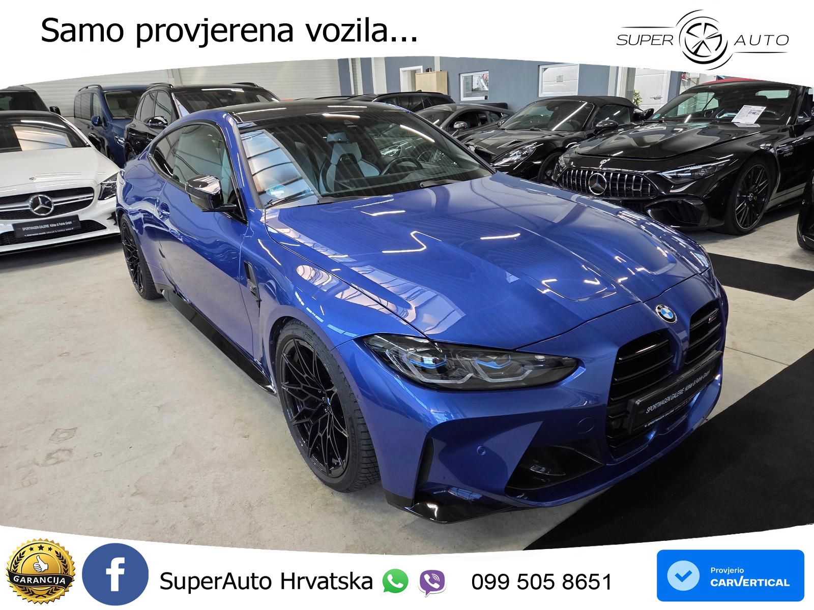 BMW M4 Competition 3.0 (510 KS) xDrive Steptronic LED+GR SJED+ACC