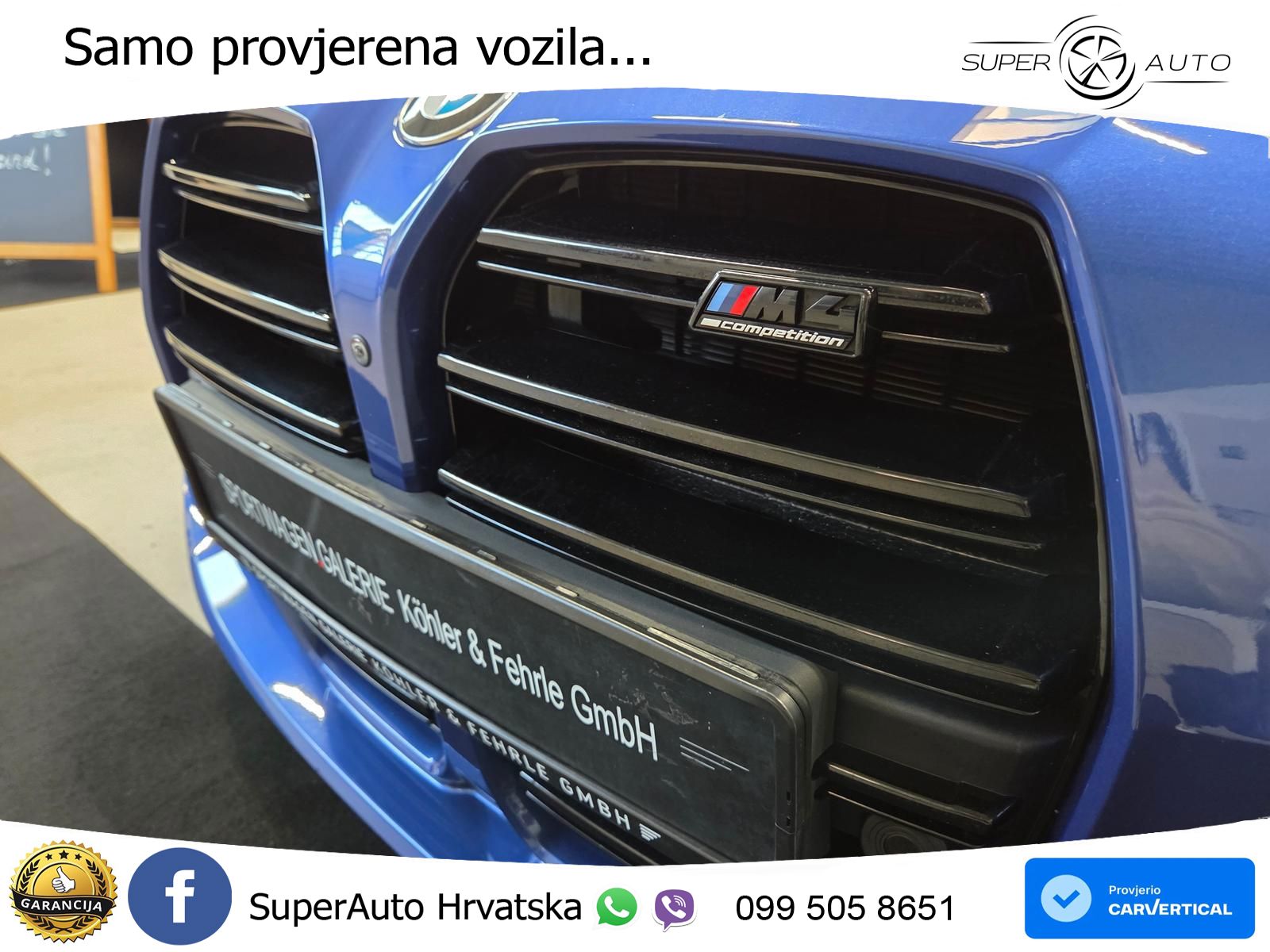 BMW M4 Competition 3.0 (510 KS) xDrive Steptronic LED+GR SJED+ACC