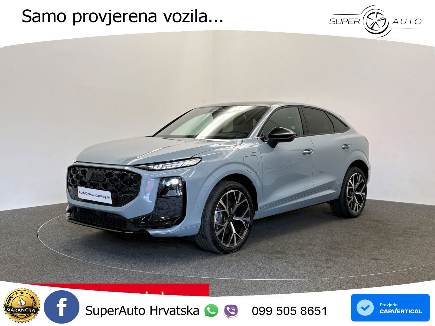 Audi Q3 Sportback 1.5 TFSIe (272 KS) S tronic LED+GR SJED+ACC