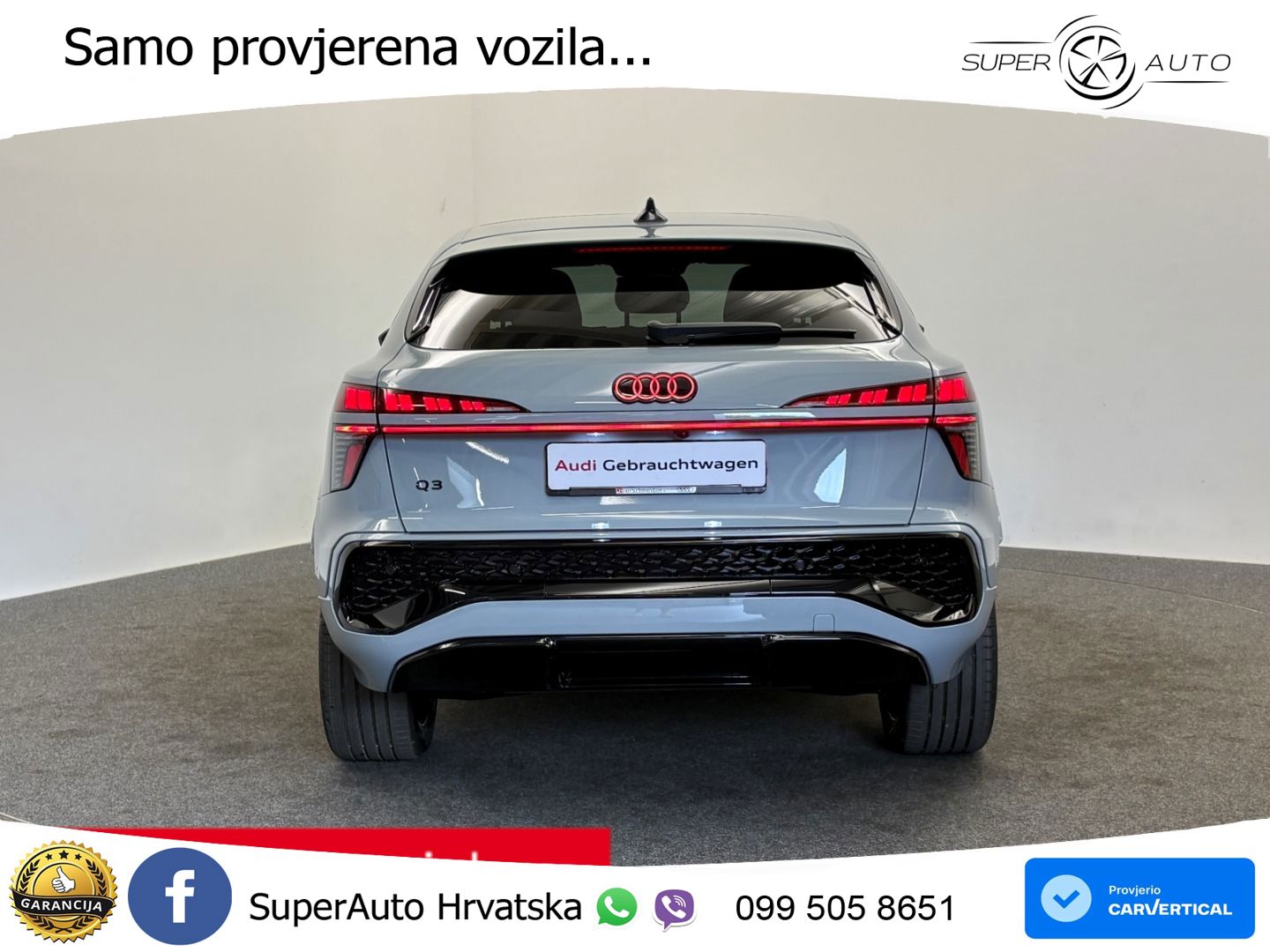 Audi Q3 Sportback 1.5 TFSIe (272 KS) S tronic LED+GR SJED+ACC