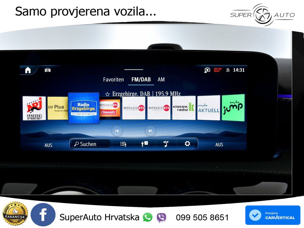 Mercedes-Benz A 200 7G-DCT LED+GR SJED+ACC