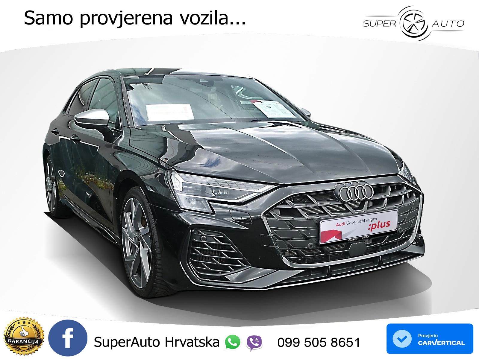Audi S3 2.0 TFSI (333 KS) quattro S tronic LED+GR SJED+ACC