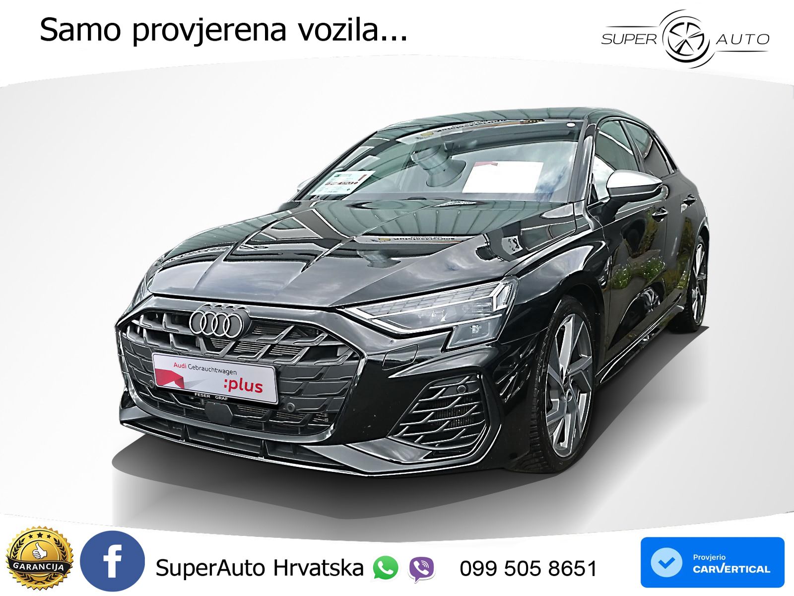 Audi S3 2.0 TFSI (333 KS) quattro S tronic LED+GR SJED+ACC