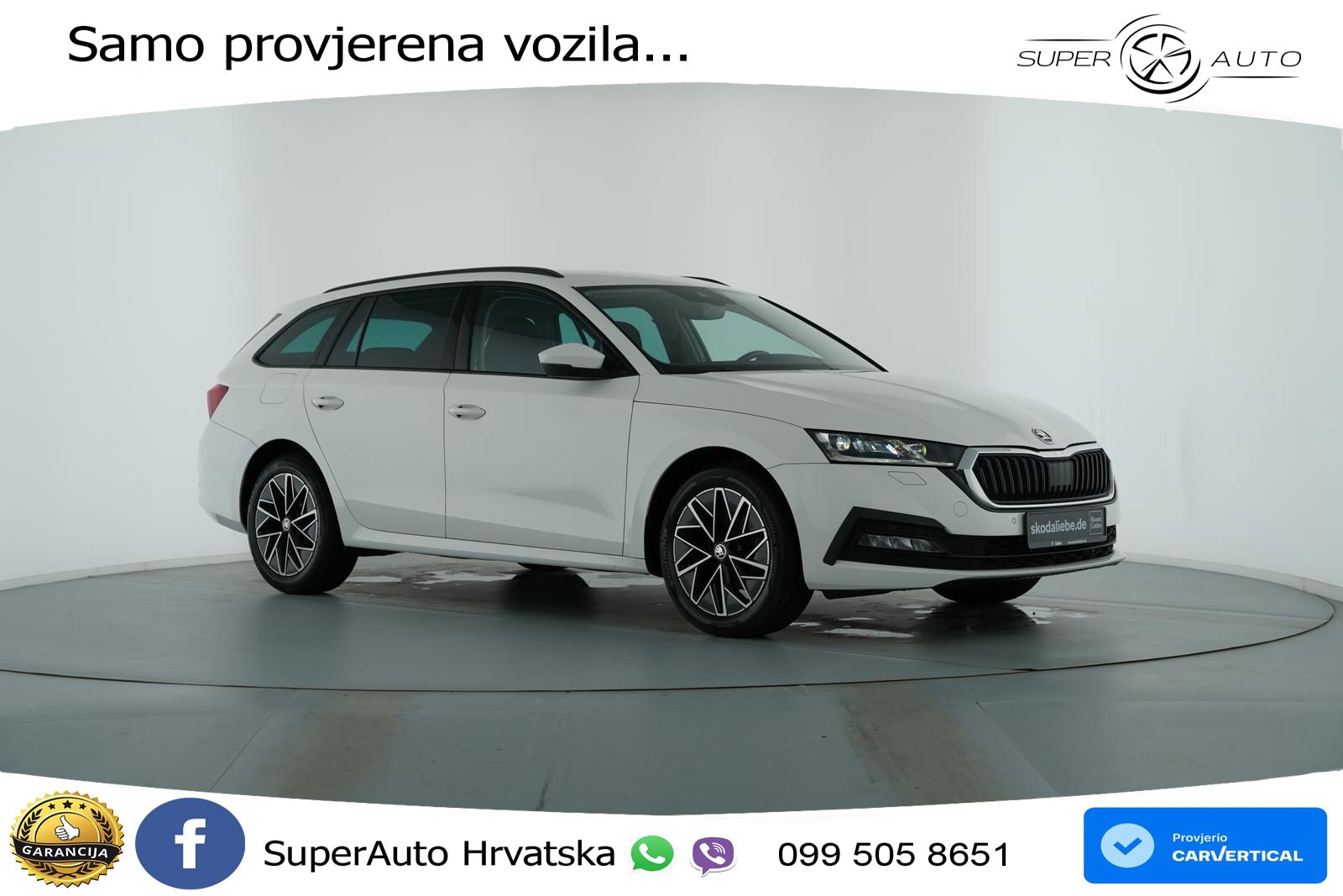 Škoda Octavia Combi 1.5 TSI (150 KS) LED+GR SJED+ACC