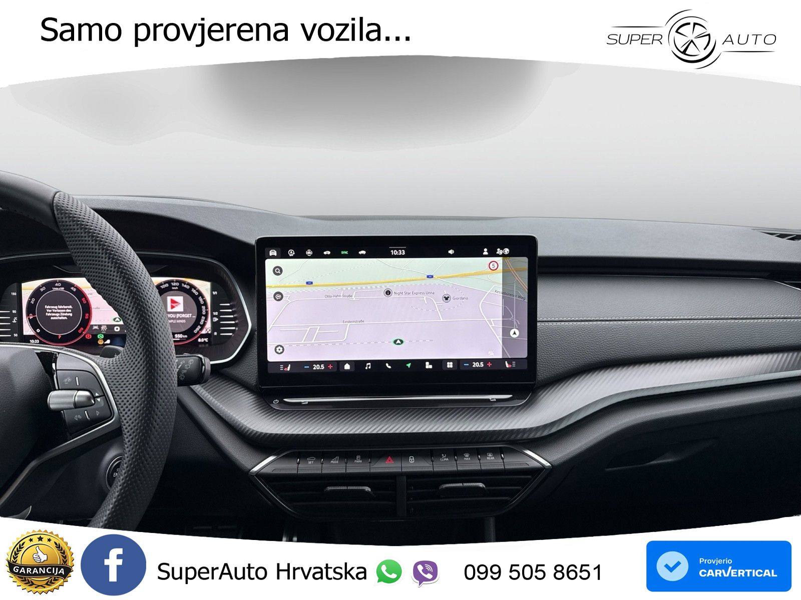 Škoda Octavia Combi 2.0 TDI (150 KS) DSG SportLine LED+GR SJED+ACC