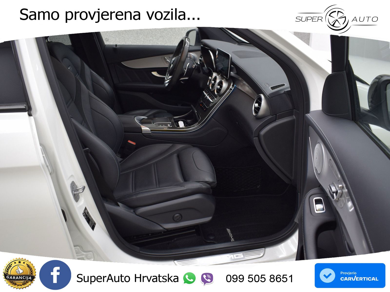 Mercedes AMG GLC 63 S V8 (510 KS) 4MATIC+ MCT ZRAČNI+ACC+4xGR SJED+KAM