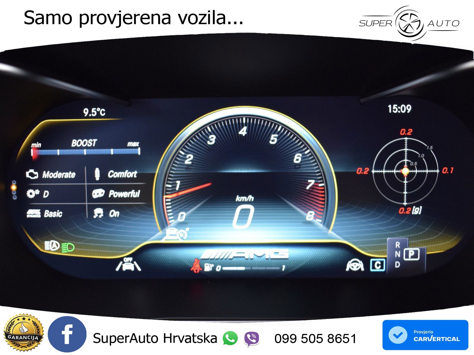 Mercedes AMG GLC 63 S V8 (510 KS) 4MATIC+ MCT ZRAČNI+ACC+4xGR SJED+KAM