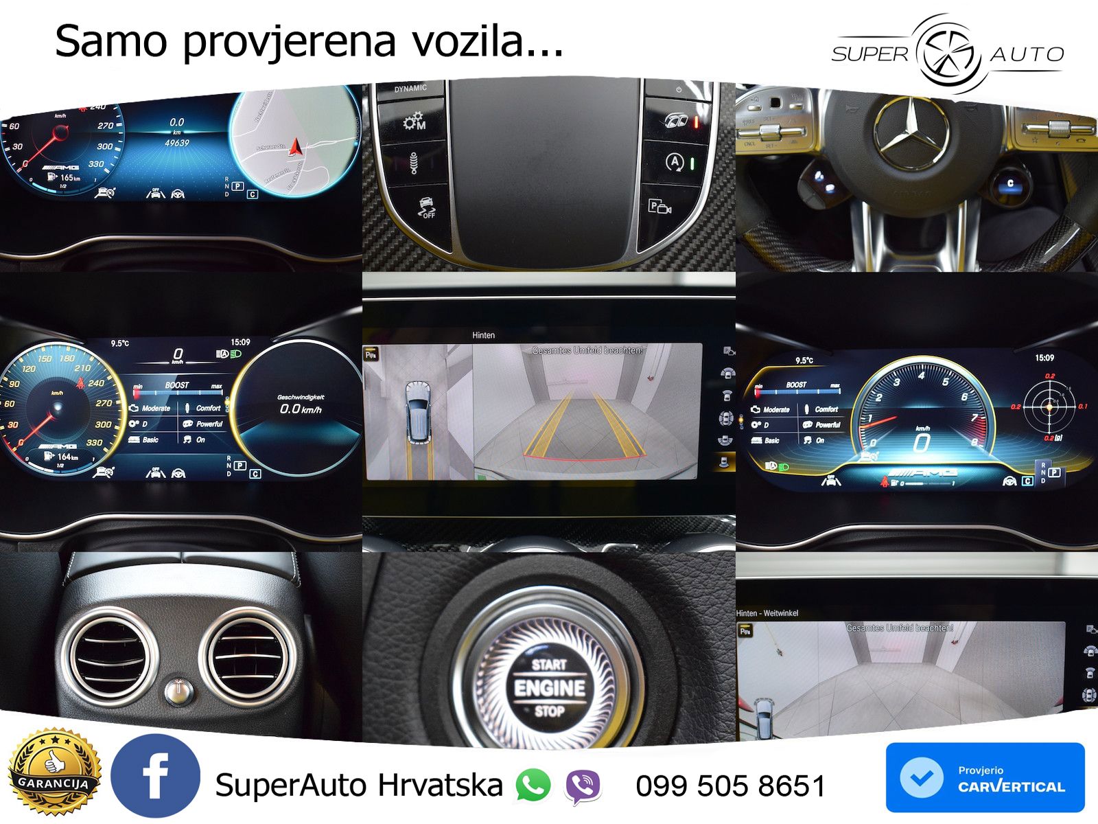 Mercedes AMG GLC 63 S V8 (510 KS) 4MATIC+ MCT ZRAČNI+ACC+4xGR SJED+KAM