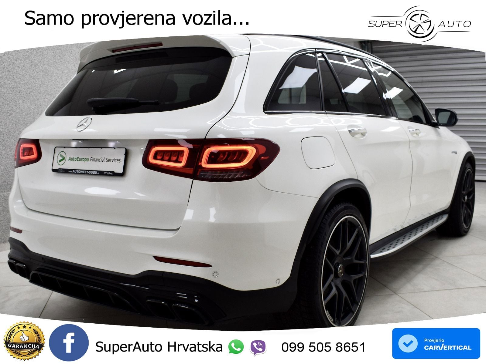 Mercedes AMG GLC 63 S V8 (510 KS) 4MATIC+ MCT ZRAČNI+ACC+4xGR SJED+KAM